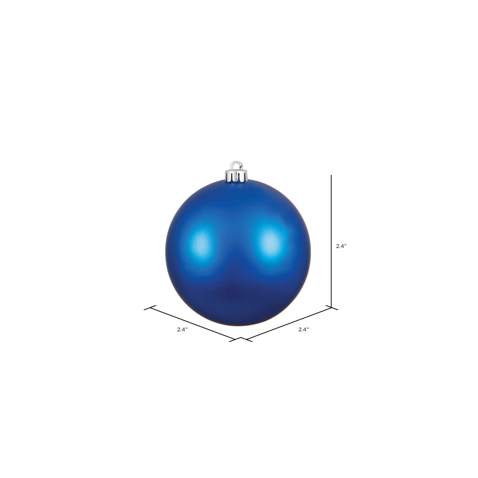 Holiday Décor Ball Ornament, Blue 