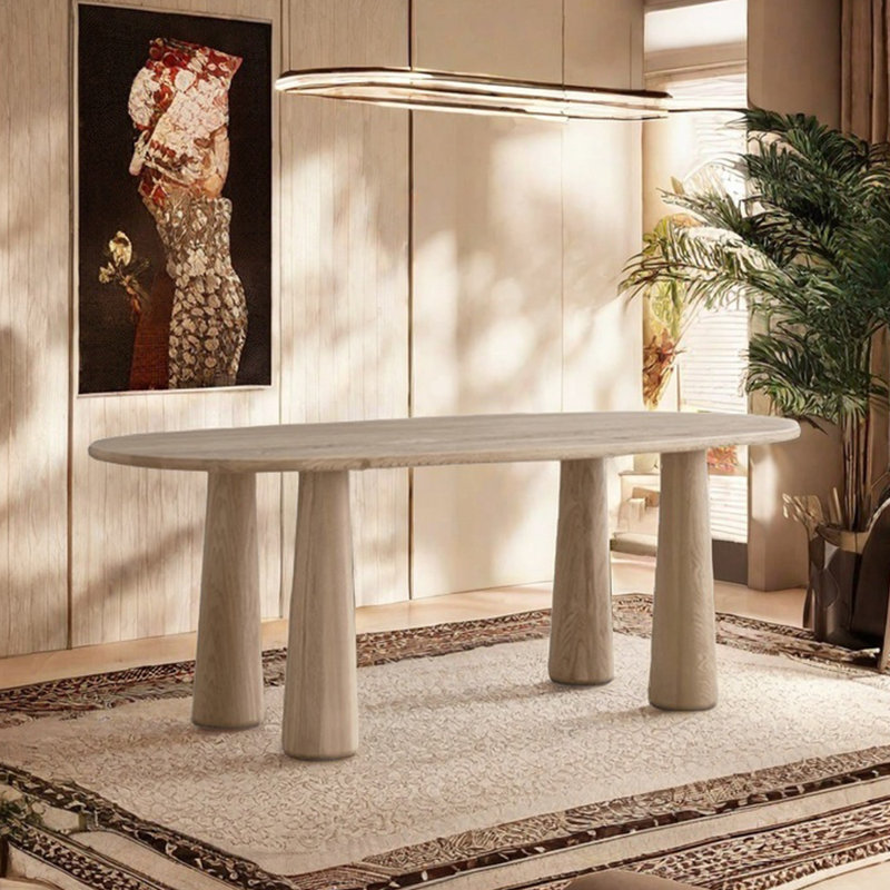 Table à manger Butter Wind Log Modern Home, H 29,53 po x L 86,61 po x l 35,43 po