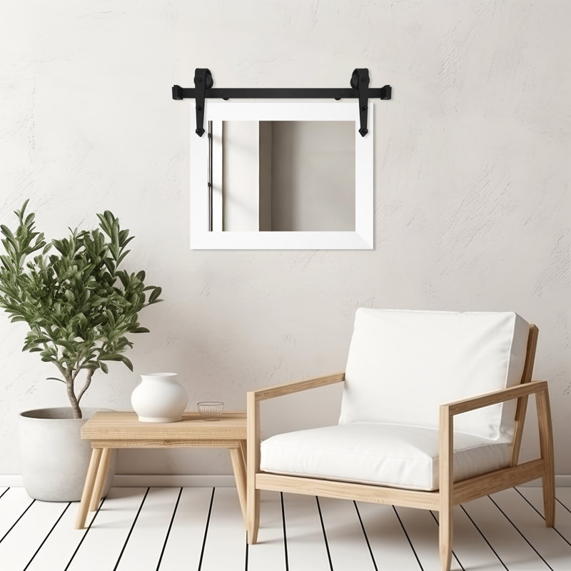 Miroir Masaichi, Blanc, 33 po x 38 po