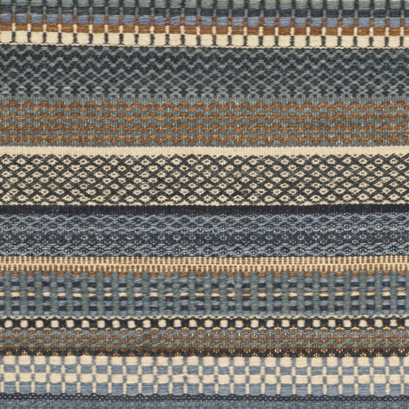 Grice Kilim Hand Woven Wool Striped Rug, Rectangle 4' x 6'