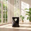 Table d'appoint torsadée en oxyde de magnésium Christopher Knight Home, 29,8 cm L x 29,8 cm P x 40,6 cm H