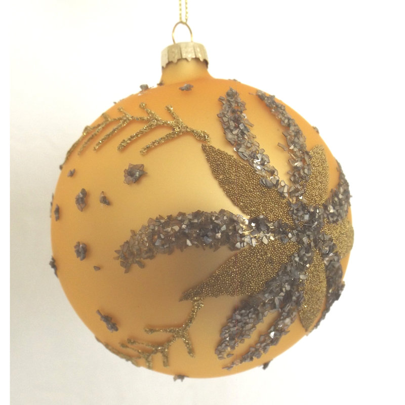4'' Handmade Glass Ball Ornament