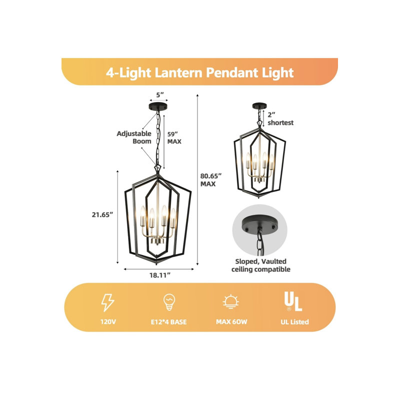 Zidan 4 - Light Chandelier