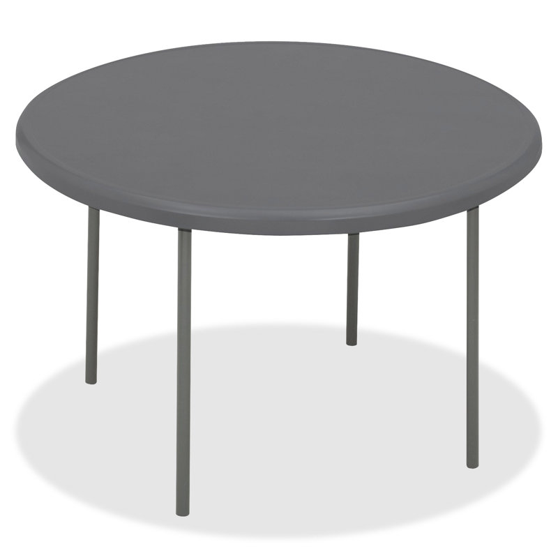 Table pliante portable Indestruc-Tables Too ™, Anthracite, H 29 po x L 48 po x l 48 po