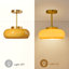 Glass Semi Flush Mount-595763386