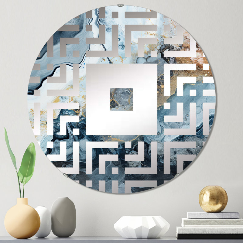 Balront - Miroir mural carré, 31,4 po x 31,4 po