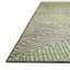 Tapis abstrait vert / mauve / gris tissé à la machine-1535450768