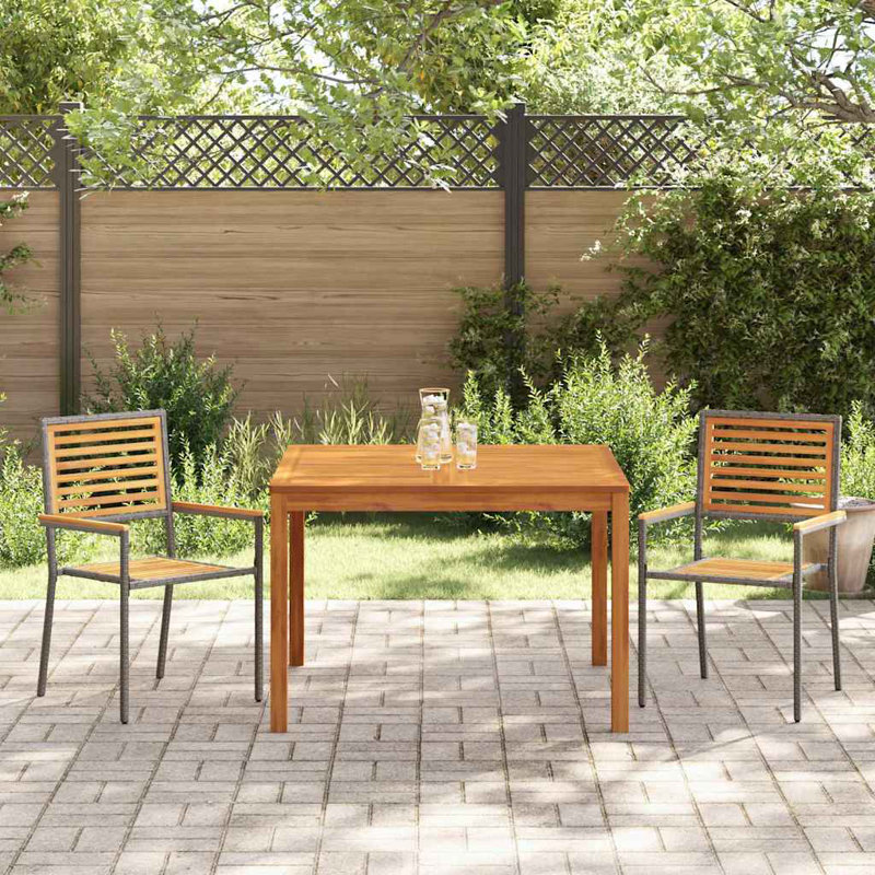 Garden Dining Set, Grey