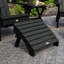 Chaise Adirondack en plastique Milaca avec repose-pieds pliable (ensemble de 2) et table d'appoint pliante-27117474