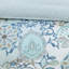 Literie 8 pièces en coton bleu grand - réversible avec motif géométrique, taies décoratives européennes, édredon lavable à la machine, imprimé médaillon en plusieurs couleurs,-120945361-120945358