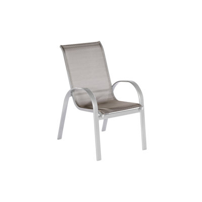 Ashmita Stackable Outdoor Patio Dining Armchair