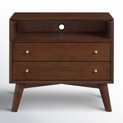 Williams 2-Drawer Nightstand with Shelf