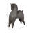 Loon Peak® 12" Grey Curved Horse Figurine, Polyresin