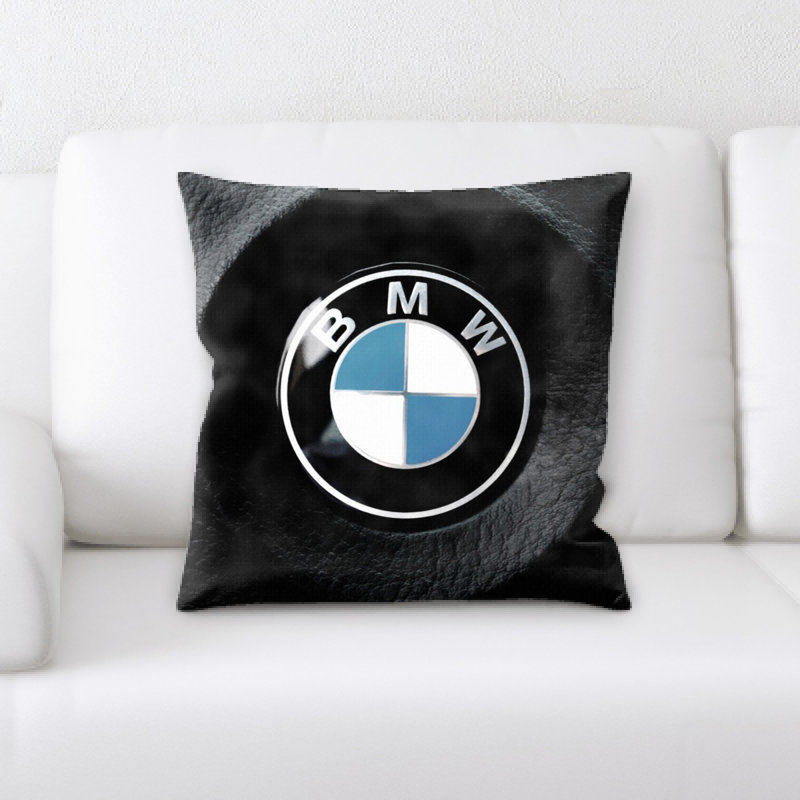 Steering Wheel Microsuede Reversible Throw Pillow