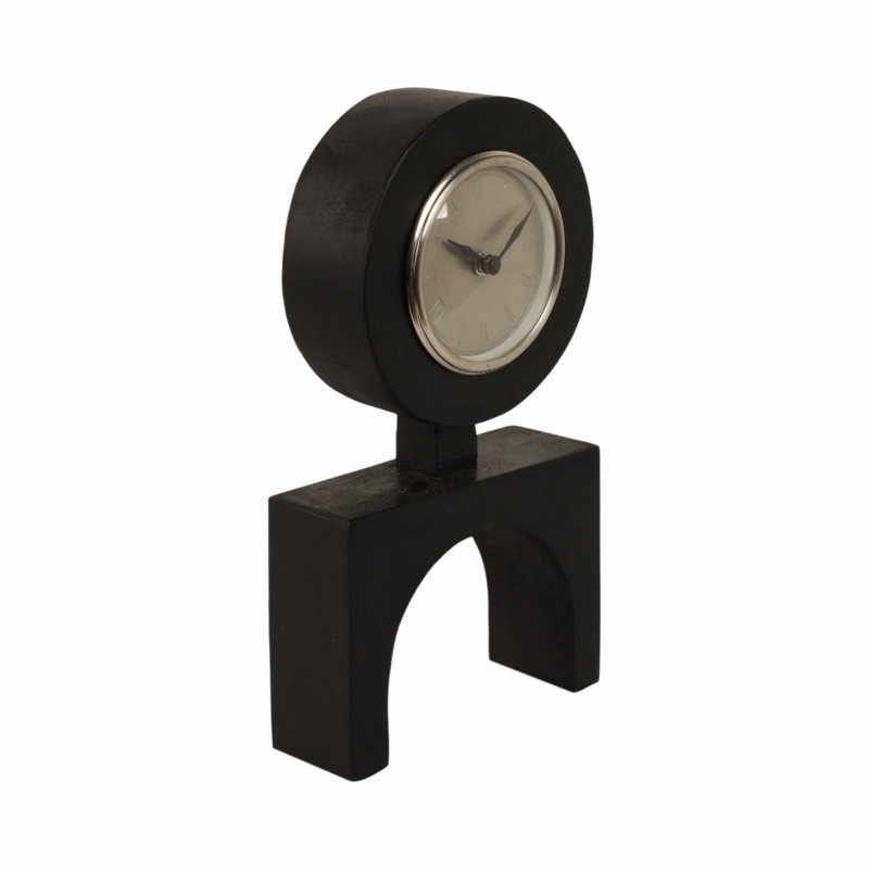 13" Michaia Wood Desk Clock