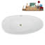 Baignoire autoportante 67 "avec drain interne Streamline-101698802
