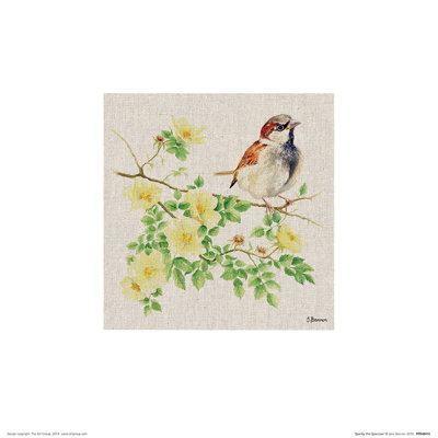 Sparky The Sparrow 1 Piece Painting