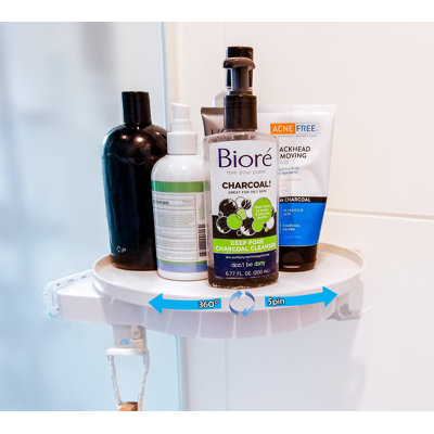 Adji Suction Plastic Shower Shelf