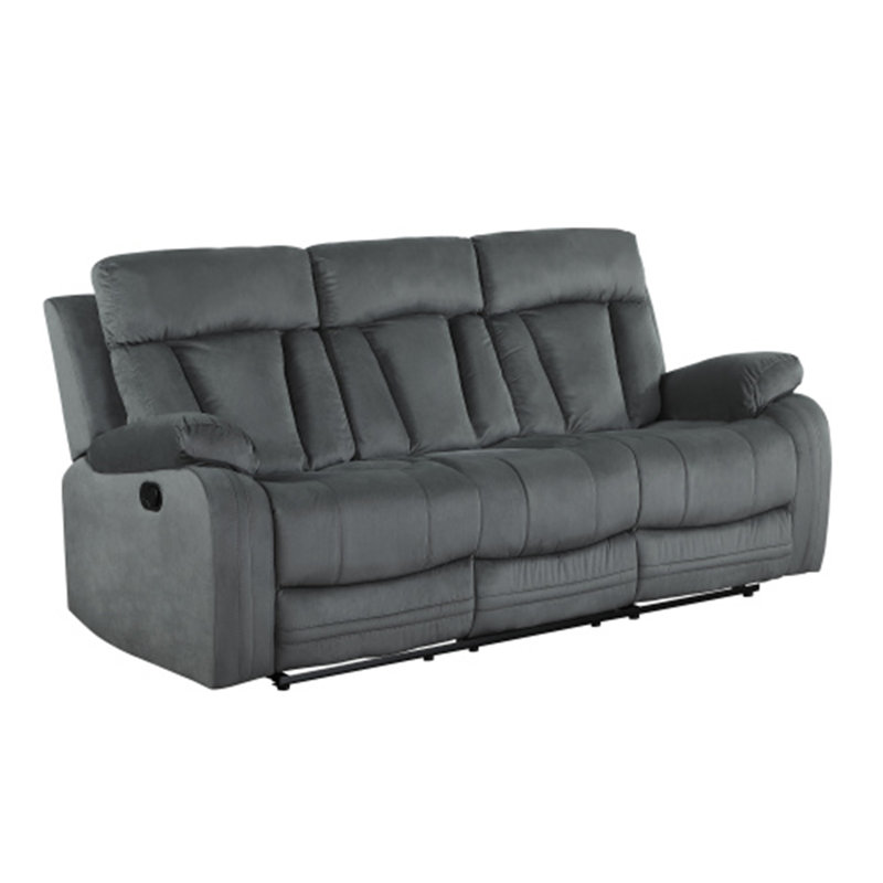 Canapé inclinable en tissu Global, Gris