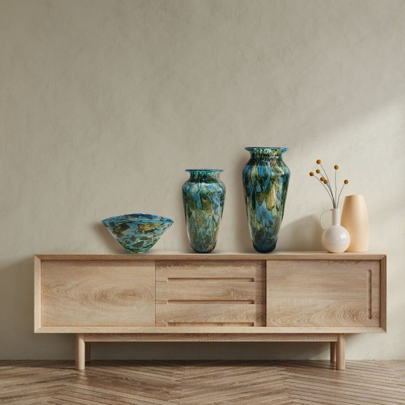 Vase de table en verre Kaleesi