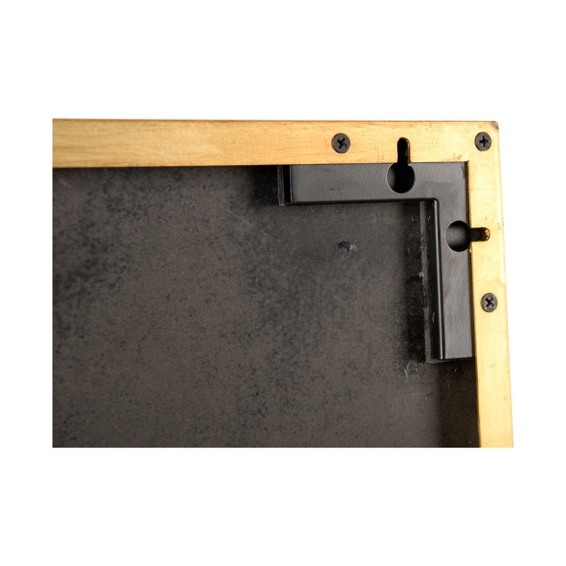 Madison Marbleized Mirror, Gold Leaf