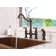 Pfister Courant High Arc Bridge Kitchen Faucet With Side Sprayer, 2-Handle Design, Rustic Bronze Finish, Water-Efficient, Easy Installation