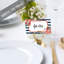 Cartes de place à thème nautique à thème floral pour tables de fête de mariage, places assises pour porte-nom, paquet de 60