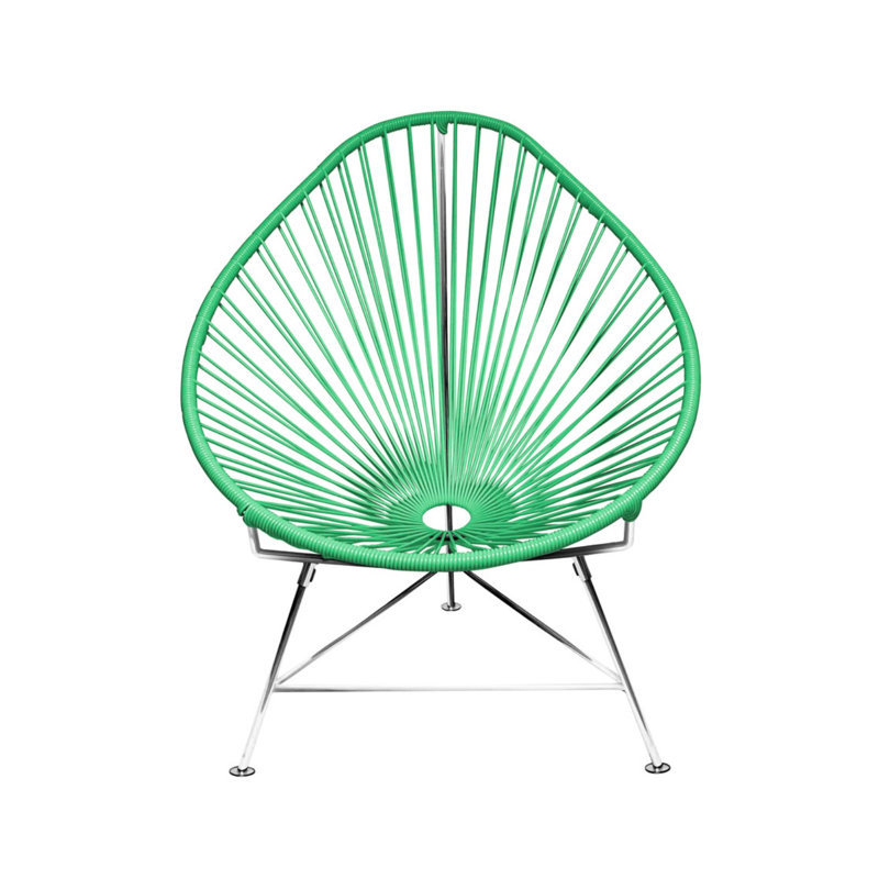 Chaise de jardin, Menthe / chrome