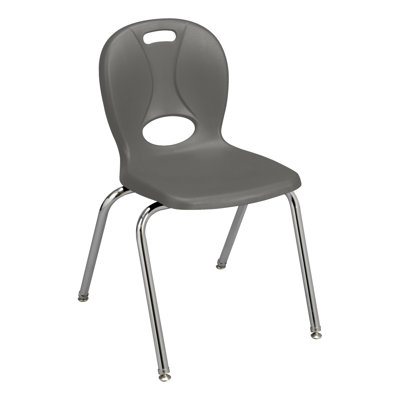 Chaises de classe empilables en plastique avec sièges profilés Structure Series