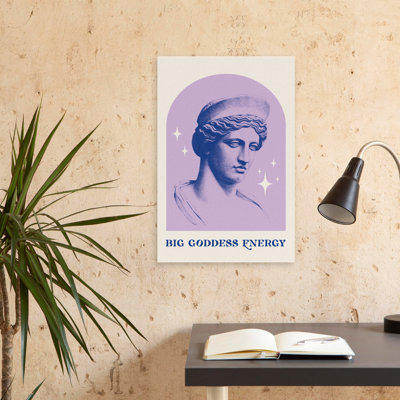 «Goddess I - Arches Big Goddess», art bleu en bloc