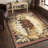 "A Hunting Bear In A River" Area Rug-119508493