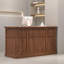 Bureau de réception rectangulaire en bois manufacturé Retro-311623760