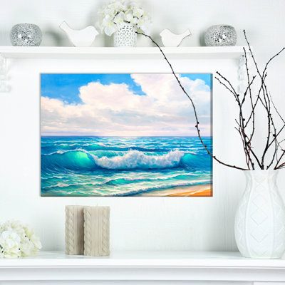 " Sea And The Sky " Painting Print
