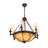 4 - Light Dimmable Geometric Chandelier