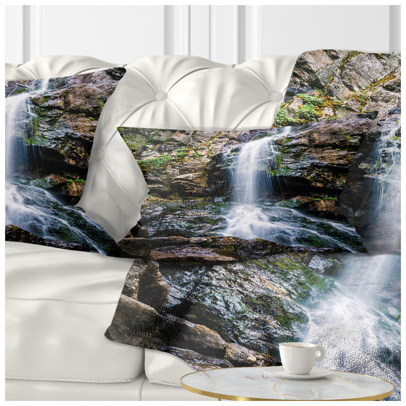 Coussin lombaire à imprimé cascade à Sofia