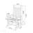 Oversized Rocking Chair With Wood-Texture, Outdoor Rocking Chair For Adults, All Weather Resistant Porch Rocker For Lawn Garden, White-947794346