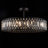 Luxury Crystal Drum Semi Flush Mount Light-251136081-251136090