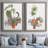" Purrfect Plants I " 2 Piece Art Print-833495329-833495333
