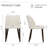 Maleehah Solid Wood Small Upholstered Dining Chair-1812208260