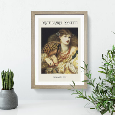 Monna Vanna by Dante Gabriel Rossetti - Picture Frame Painting
