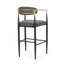 Barstools Set Of 2, Counter Height Upholstered Bar Stools With Backs And Iron Legs For Kitchen Island, Fabric Seating 260LBS Weight Capacity-661459397