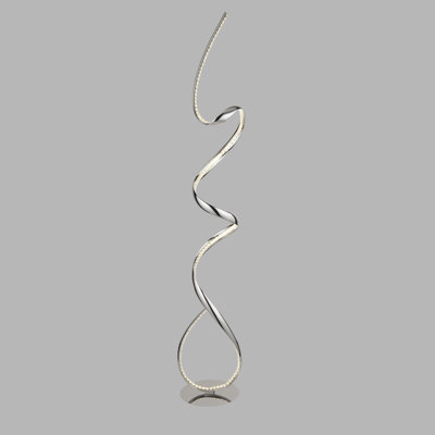 Vera 147 H cm Chrome Novelty Floor Lamp