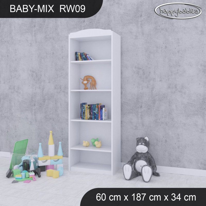 Baby Mix 187cm H Kids Cube, 187cm H x 60cm W x 34cm D, White