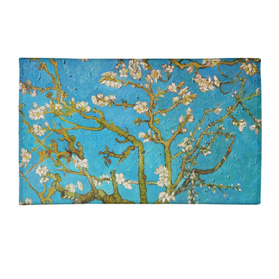 Tapis de fleurs en chenille de fleurs en amande