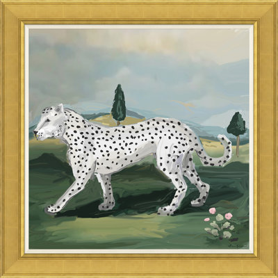 White Leopard " White Leopard Walking " by Dana Gibson