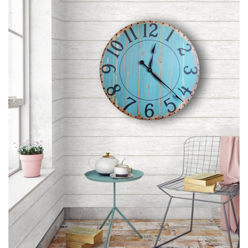 Epley Wood Wall Clock, Small