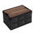 Outdoor Folding Storage Box Multifunctional Car Storage Box Household Storage Basket Portable Folding Box Set Of 3, White, Black And Green.