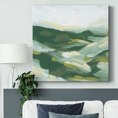Green Rolling Hills I sur impression sur toile