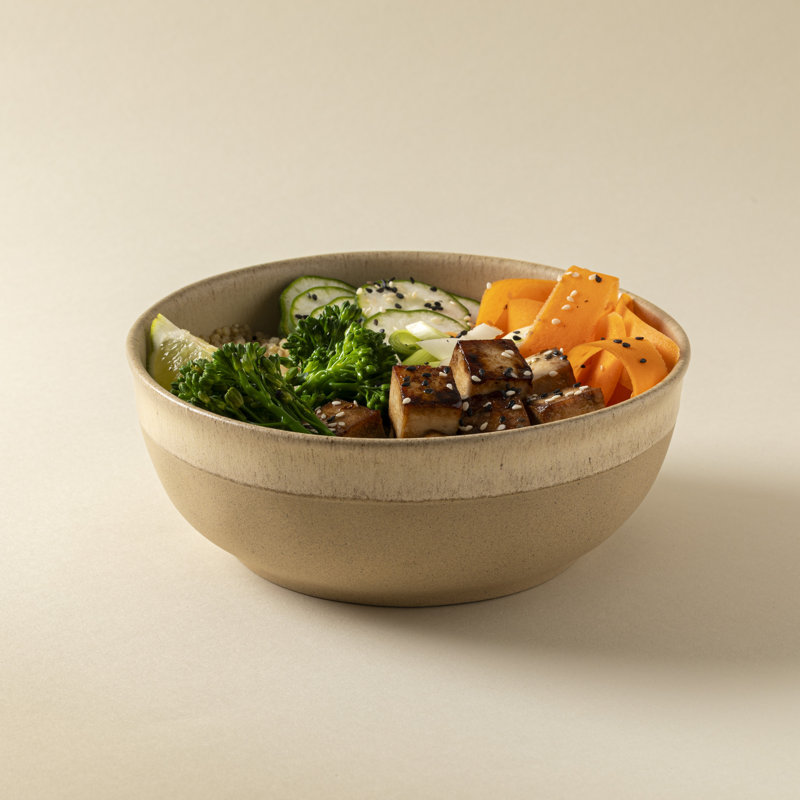 Arenito Handmade Stoneware Cereal Bowl, Champagne Yellow