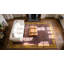 Tapis ivoire antique surdimensionné en laine Art Déco